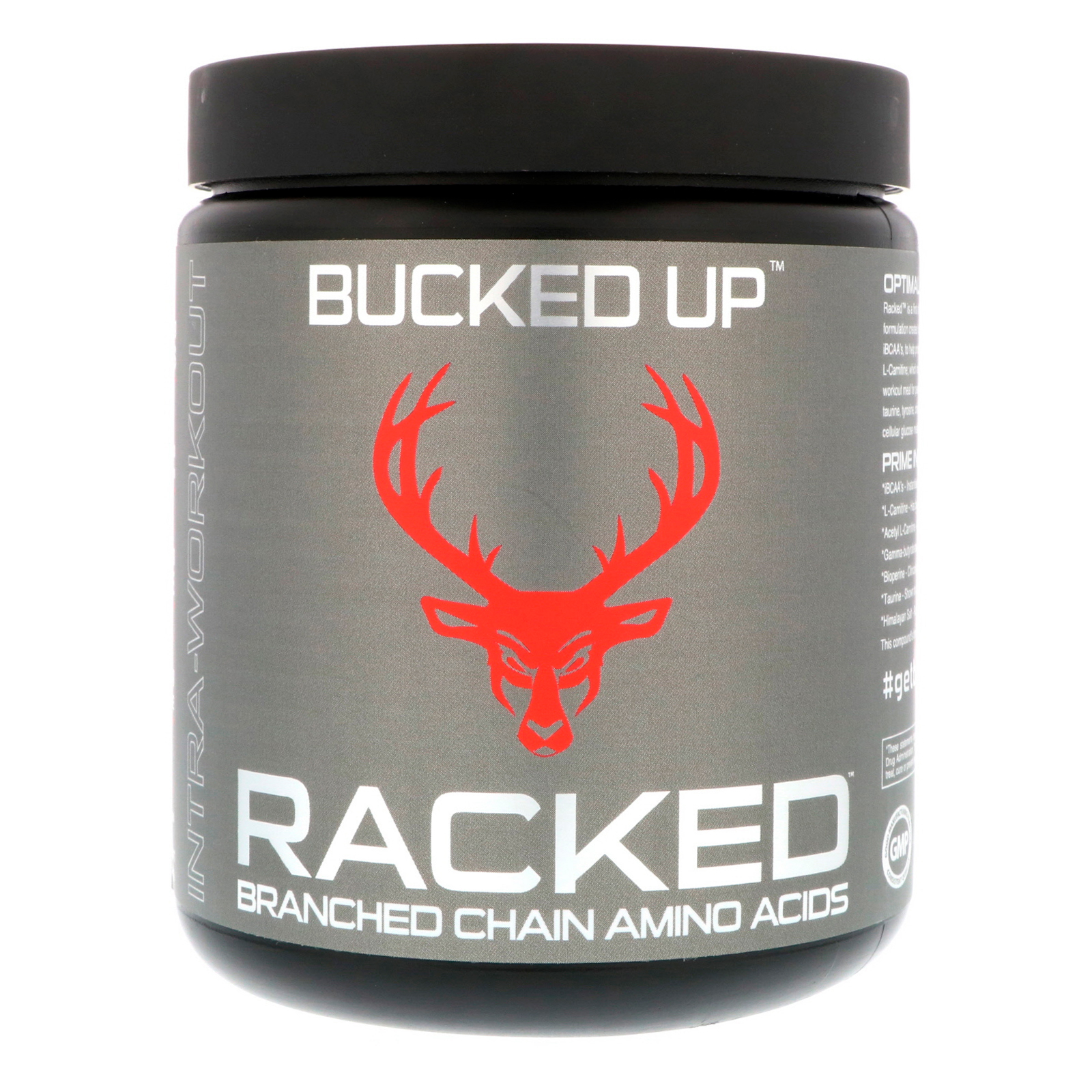 bucked up, racked bcaa, blood raz, 288 g