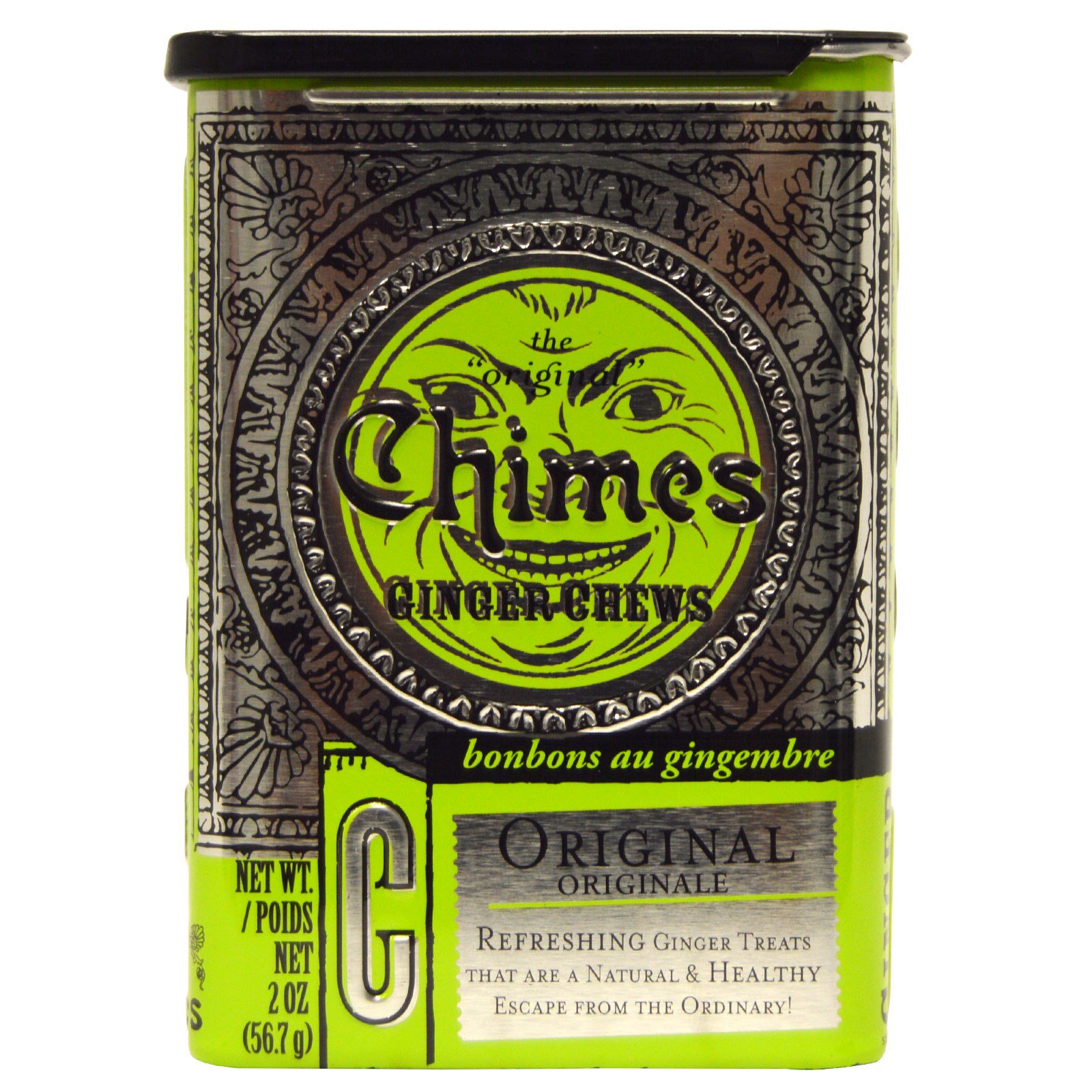 chimes, ginger chews, original, 2 oz.