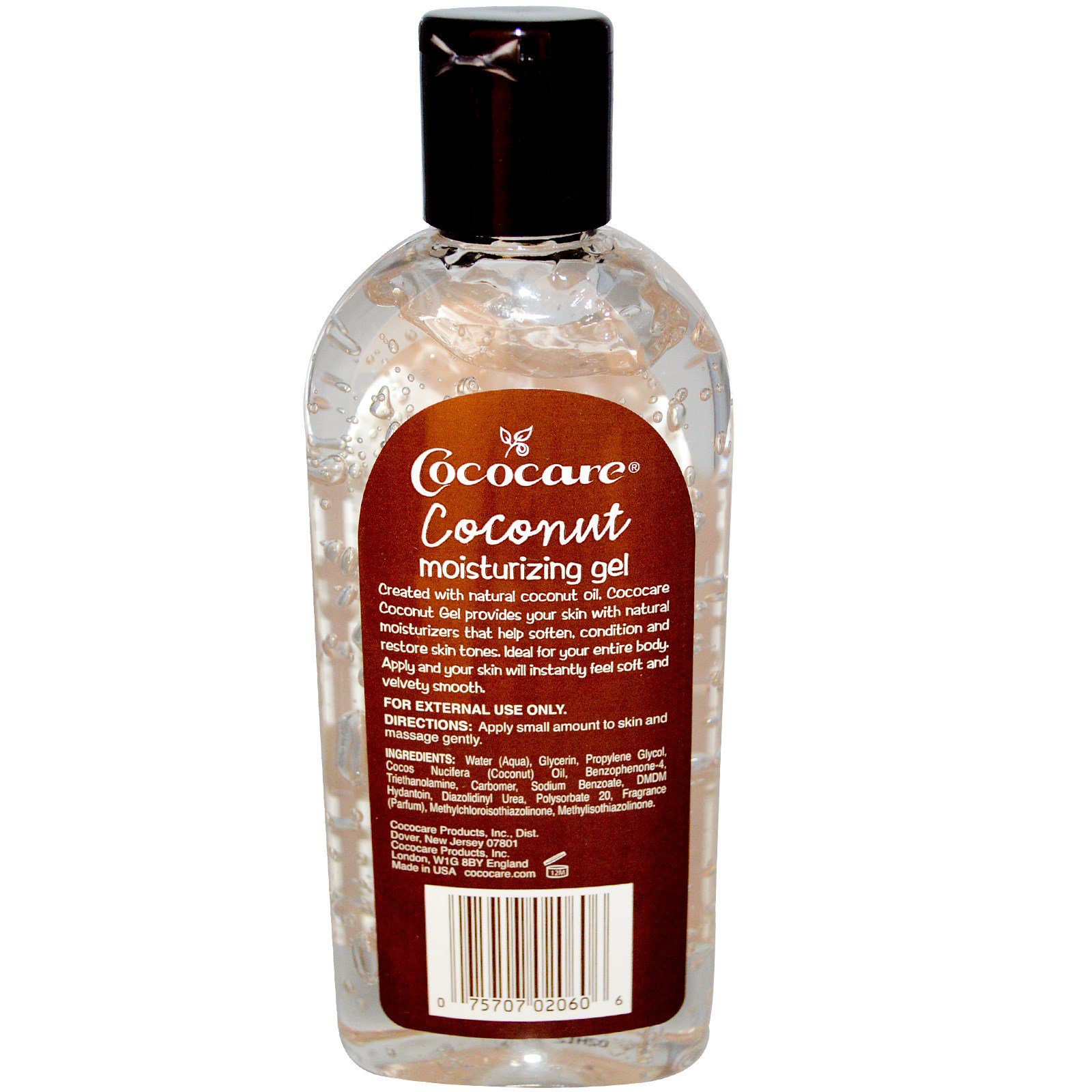 cococare, coconut moisturizing gel, 8.