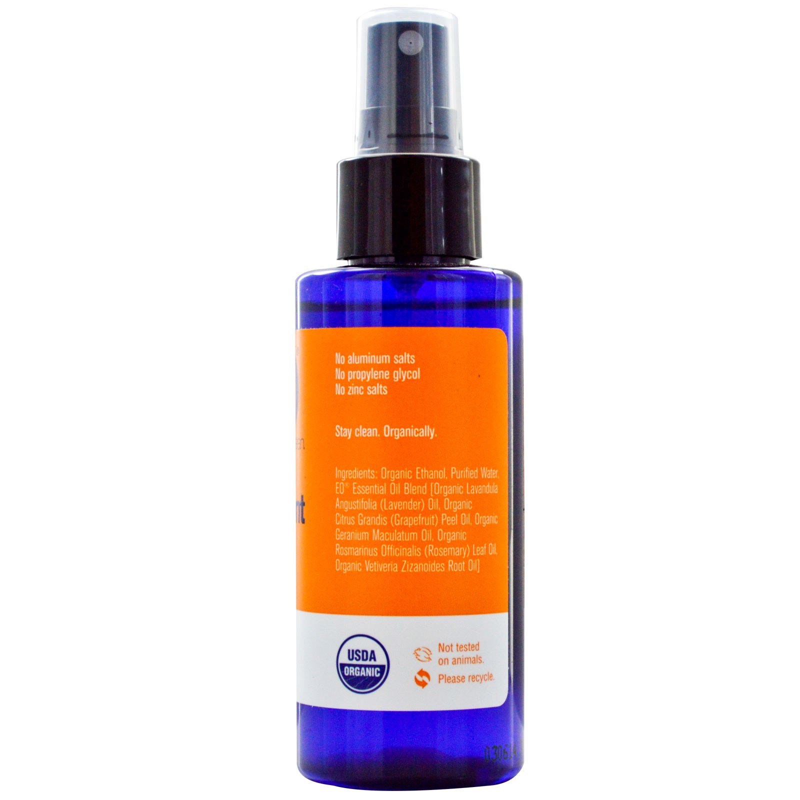 dogwood spray,dogwoodtree eo products, organic deodorant spray, citrus, 4 fl oz (120 ml)