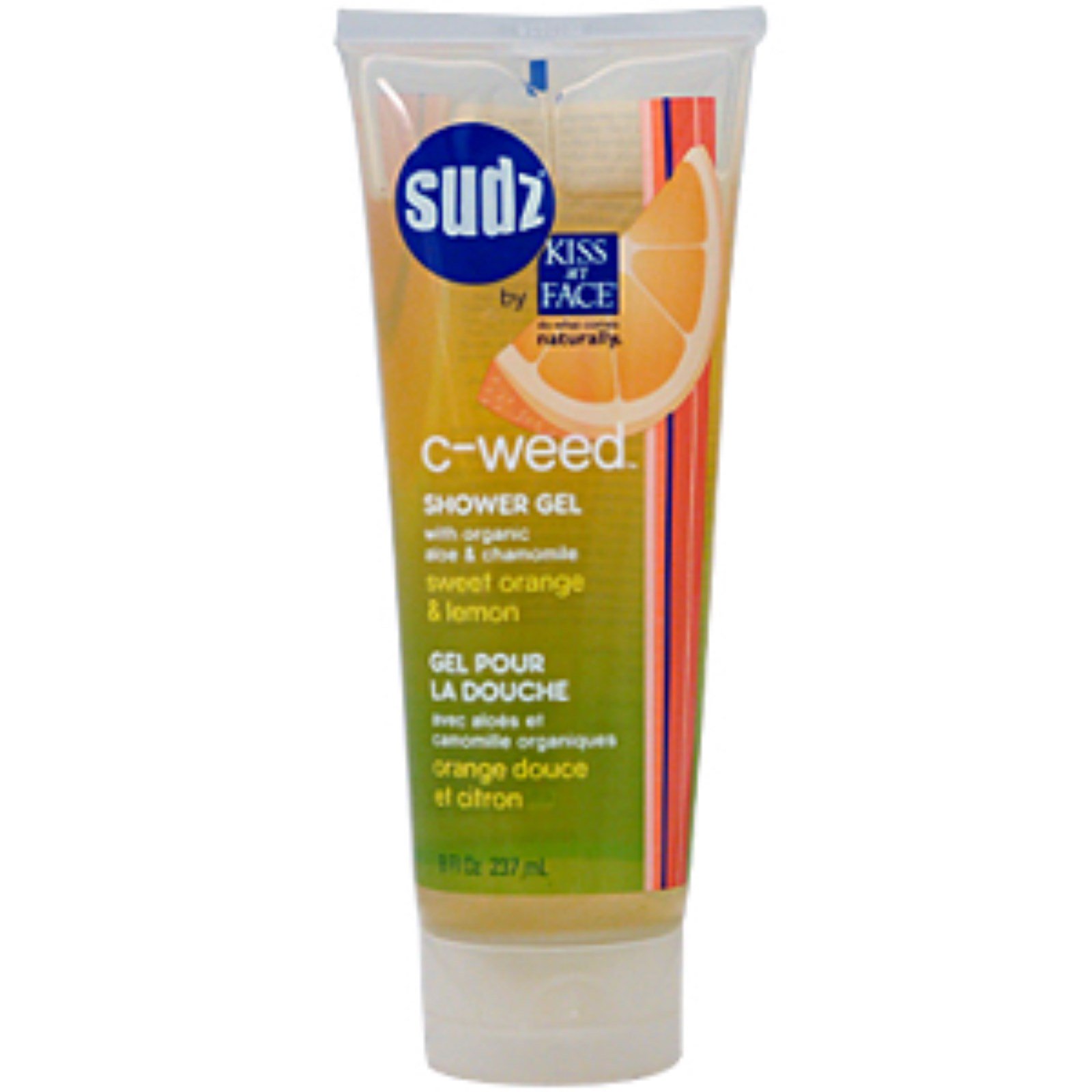 kiss my face, sl, sudz, c-weed, shower gel, sweet orange & lemon