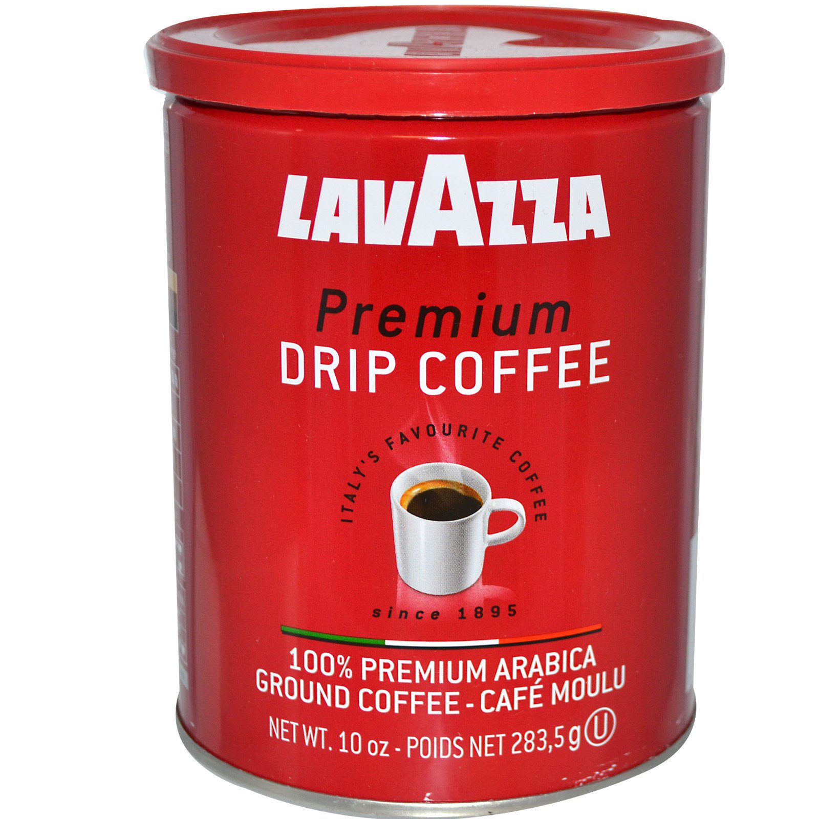 lavazza premium coffees, drip coffee, 100% premium arabica