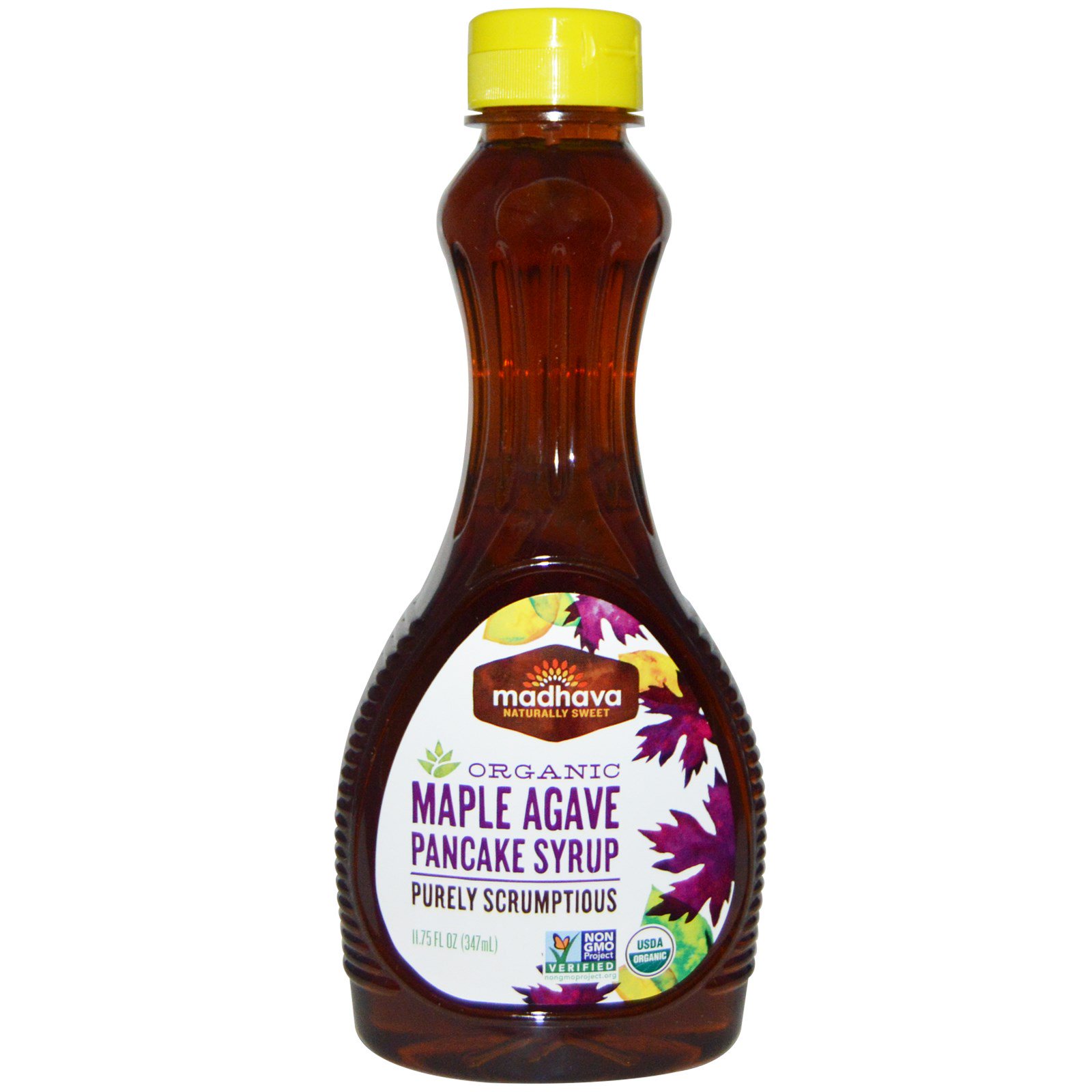 madhava natural sweeteners, organic maple agave pancake syrup