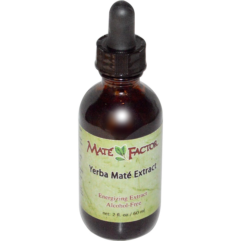 mate factor, yerba mate extract, alcohol-free, 2