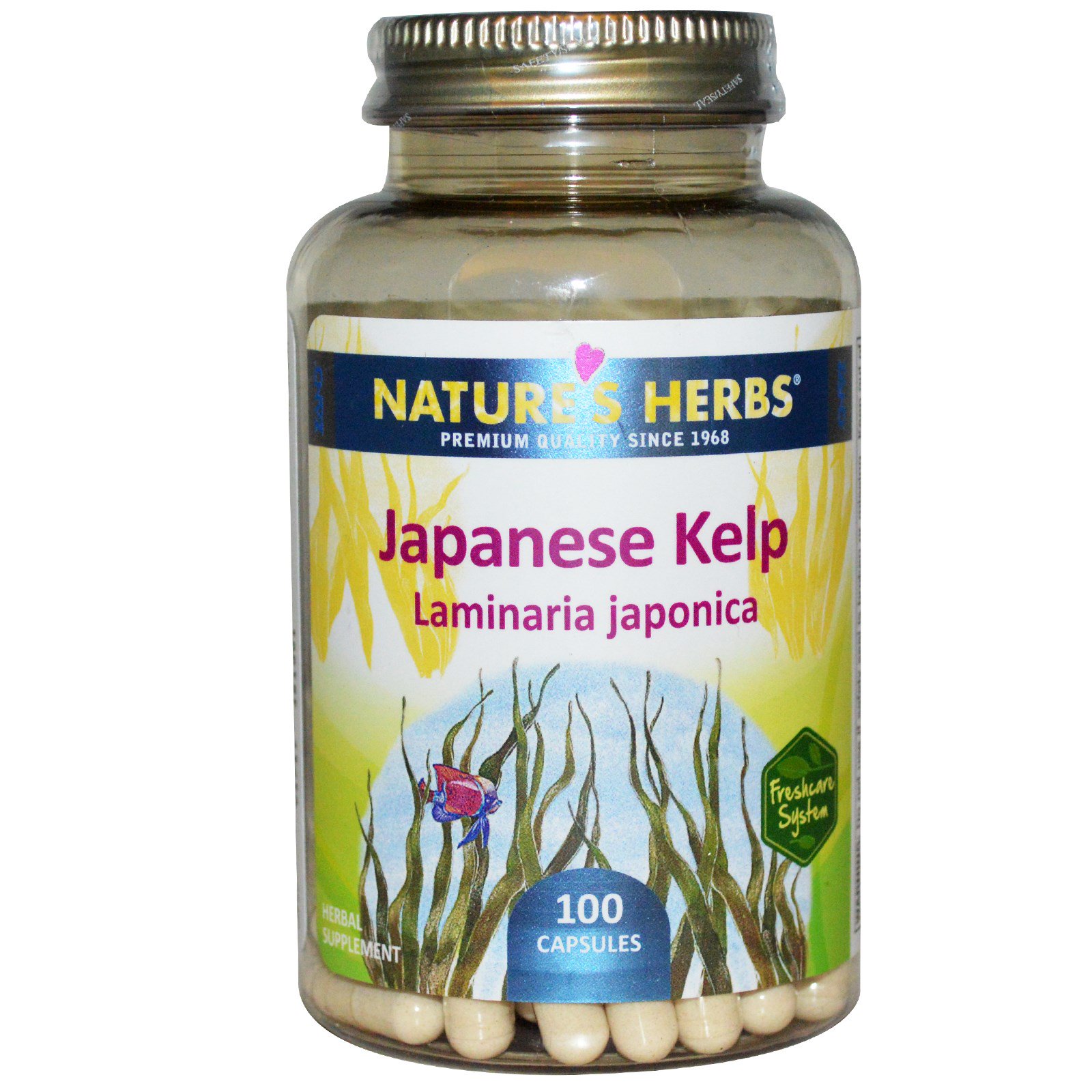 nature"s herbs, japanese kelp, laminaria japonica
