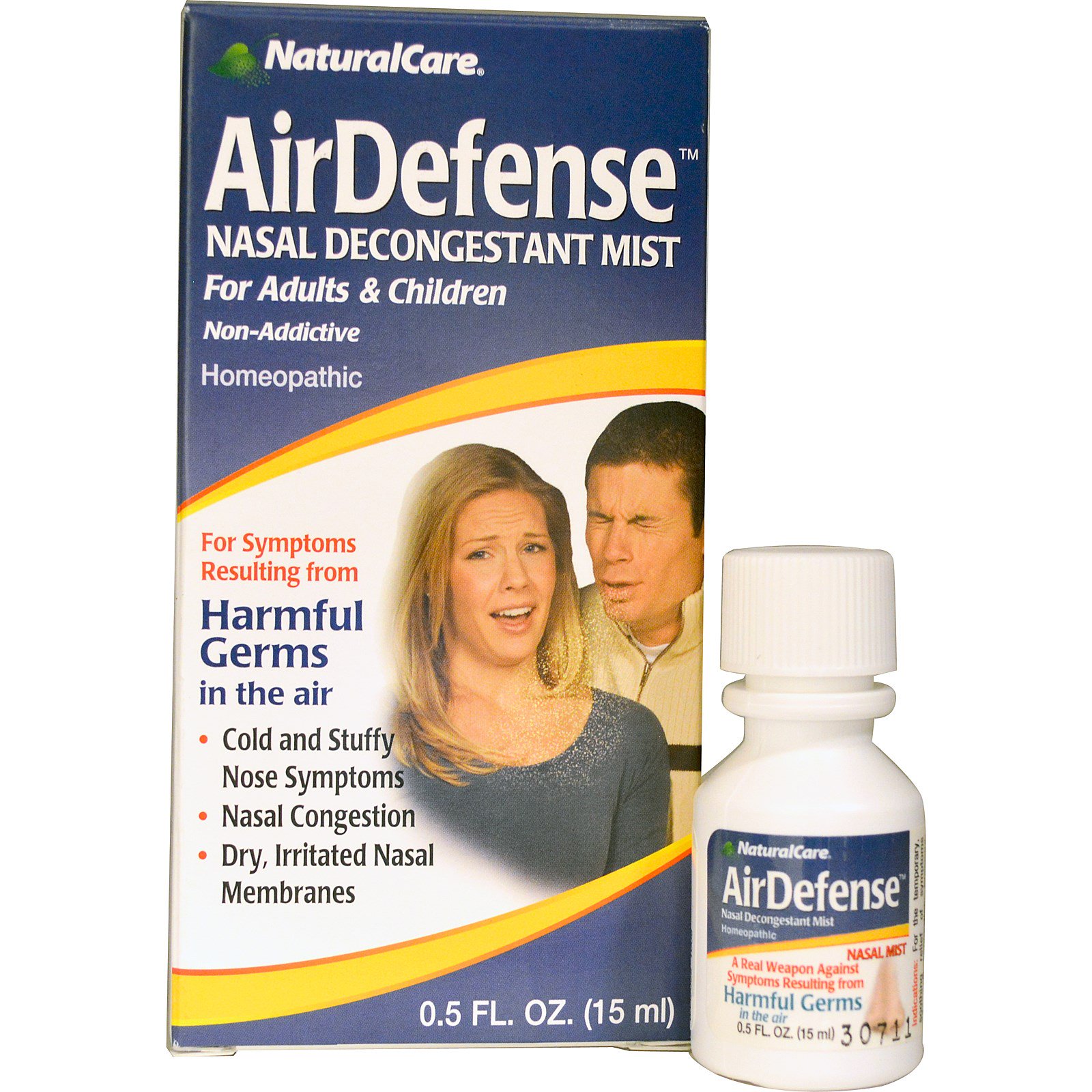 natural care, airdefense, nasal decongestant mist