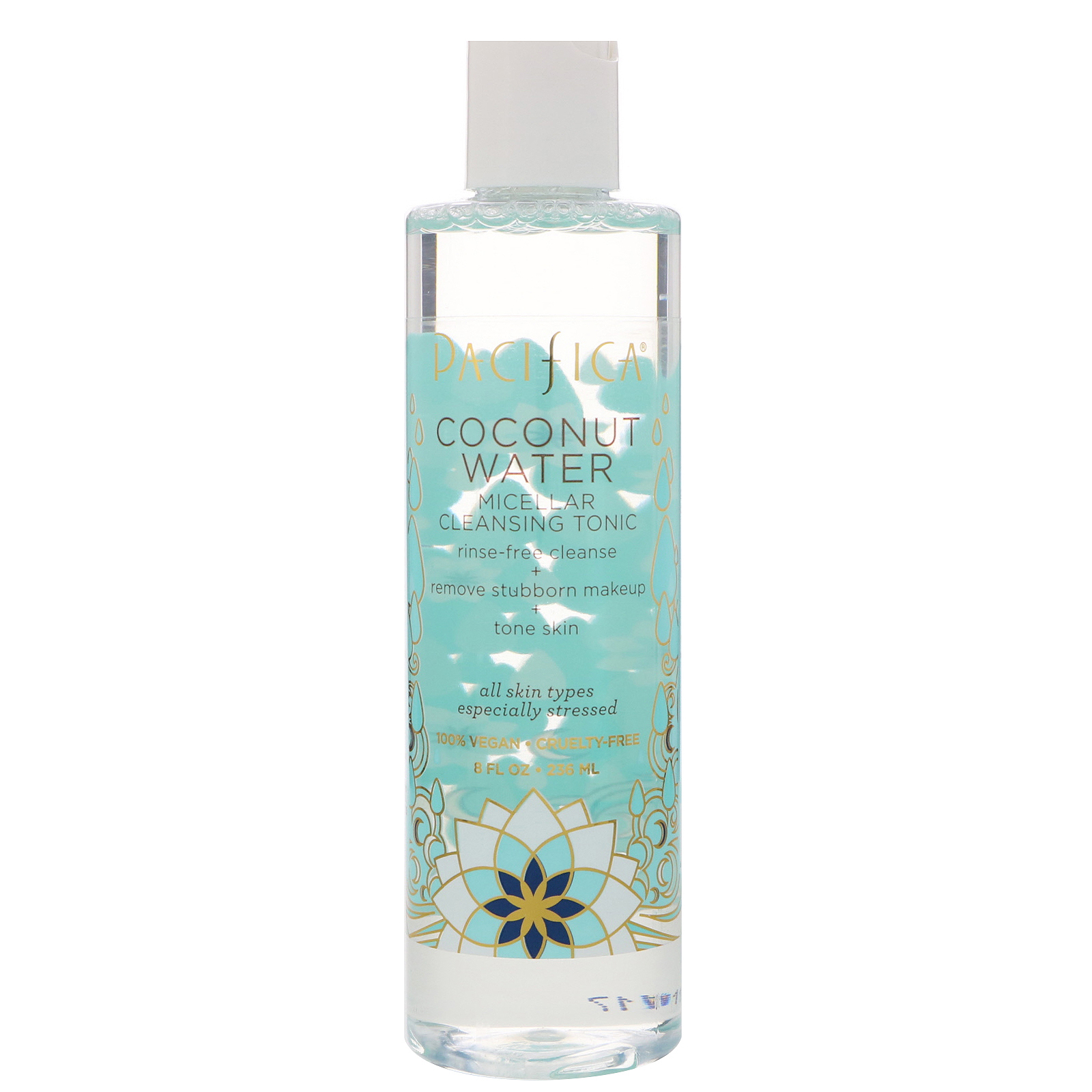 pacifica, coconut water micellar cleansing tonic, 8 fl oz (236