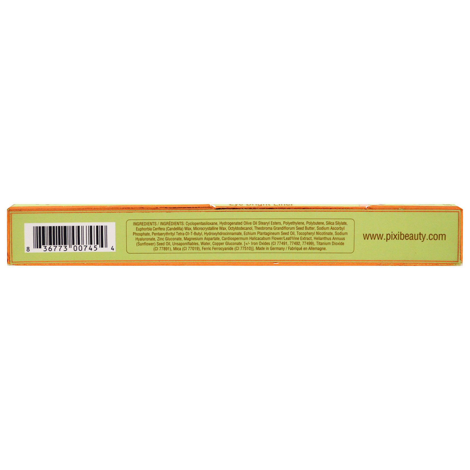 pixi beauty, eye bright liner, waterproof inner rim liner, nude