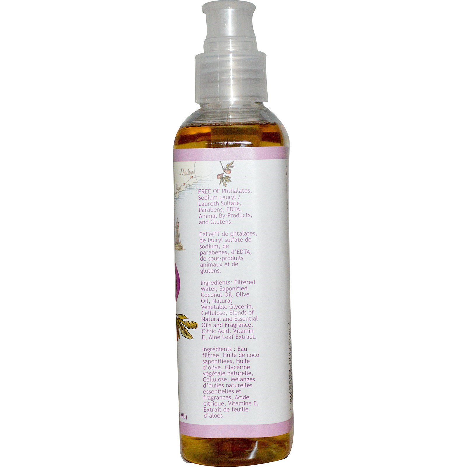 south of france, mediterranean fig, hand wash with soothing aloe