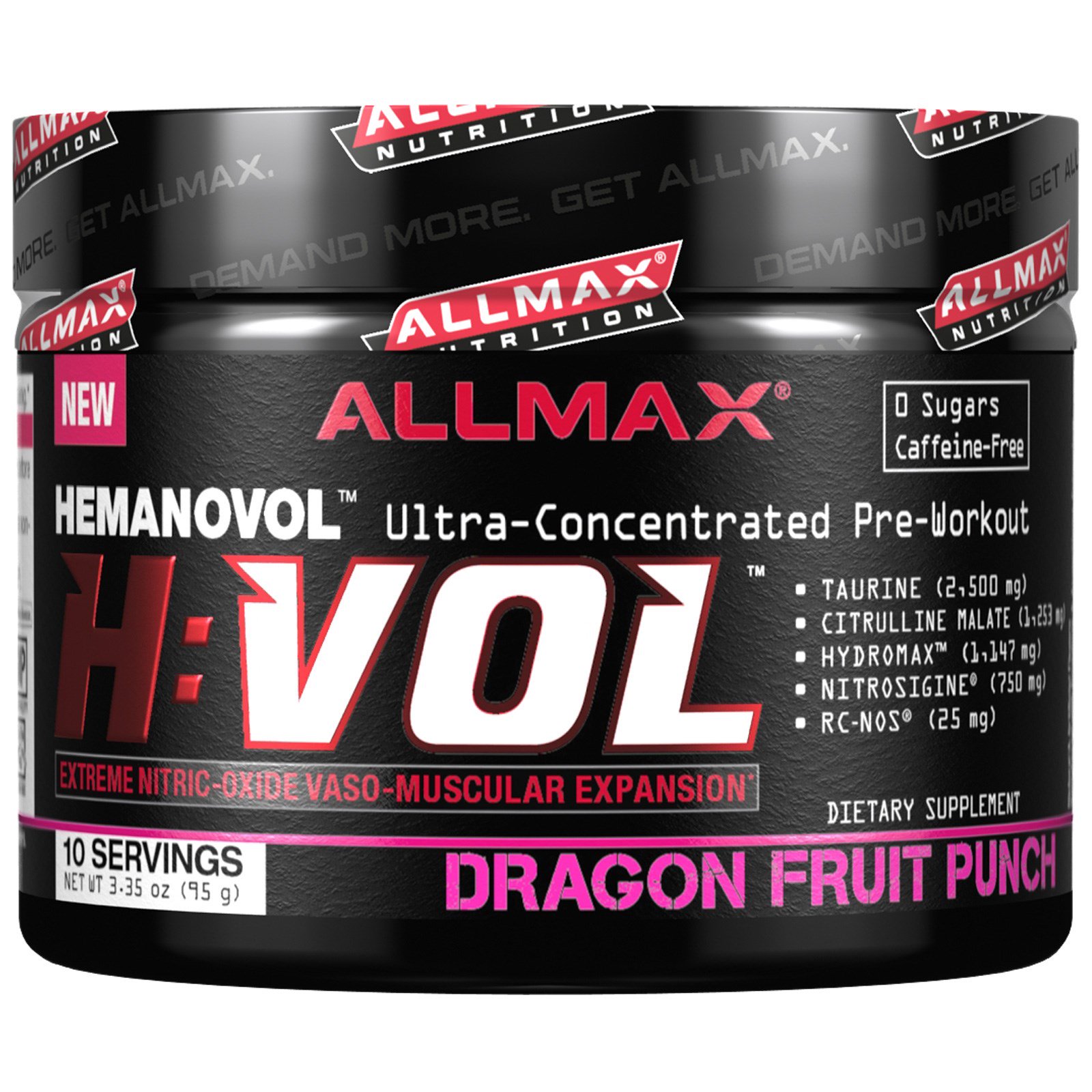 ALLMAX Nutrition, HVOL, Nitric Oxide PreWorkout