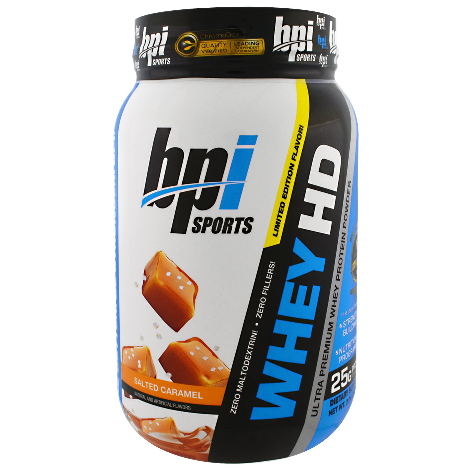 bpi sports, whey hd, ultra premium whey protein powder, salted