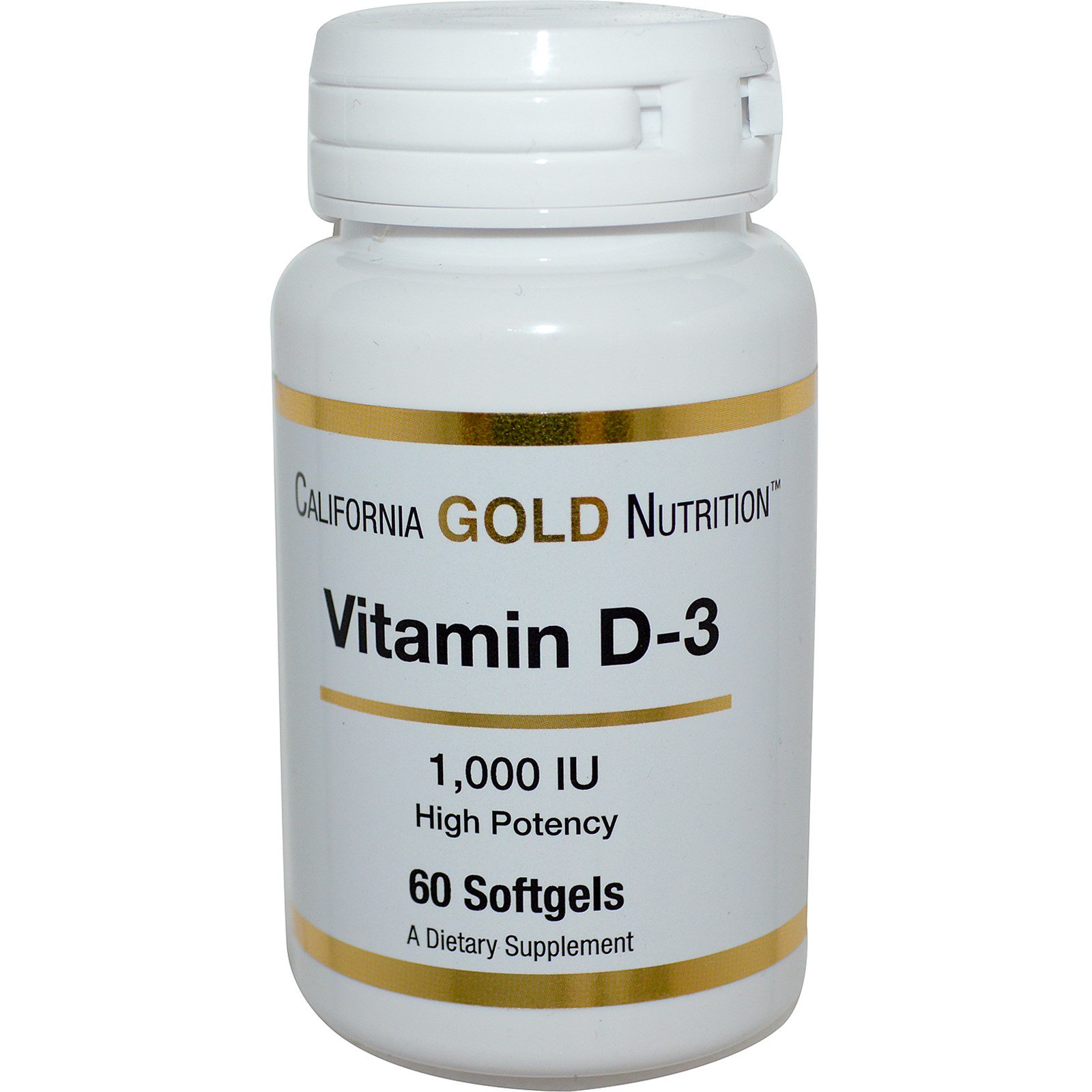 california gold nutrition, 维生素 d-3,1000 国际单位,60 粒软胶囊