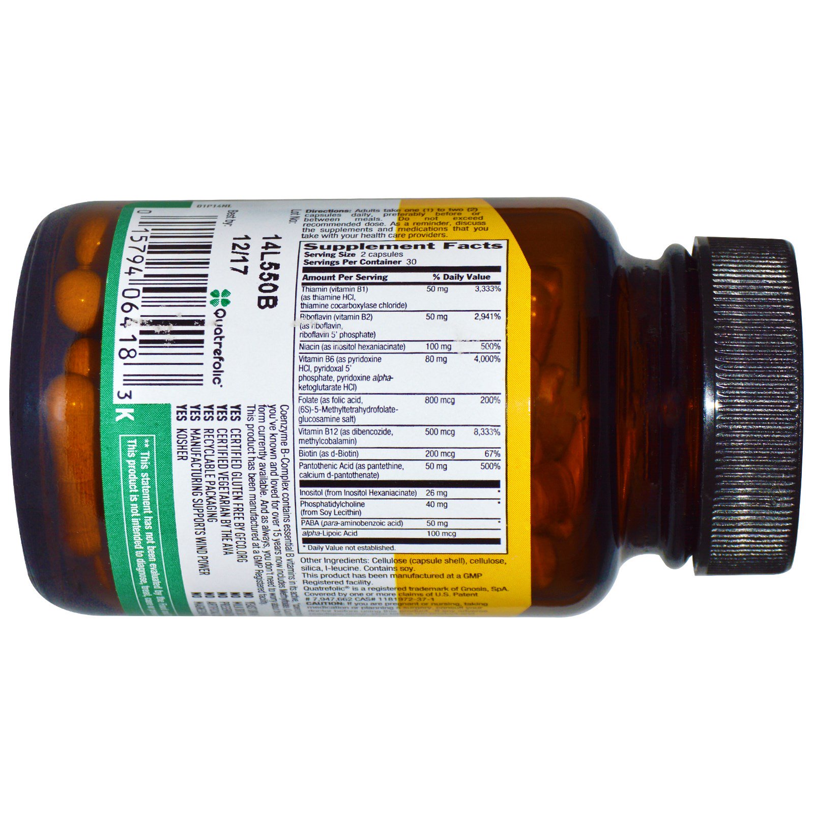 country life, 辅酶复合维生素b胶囊,60粒