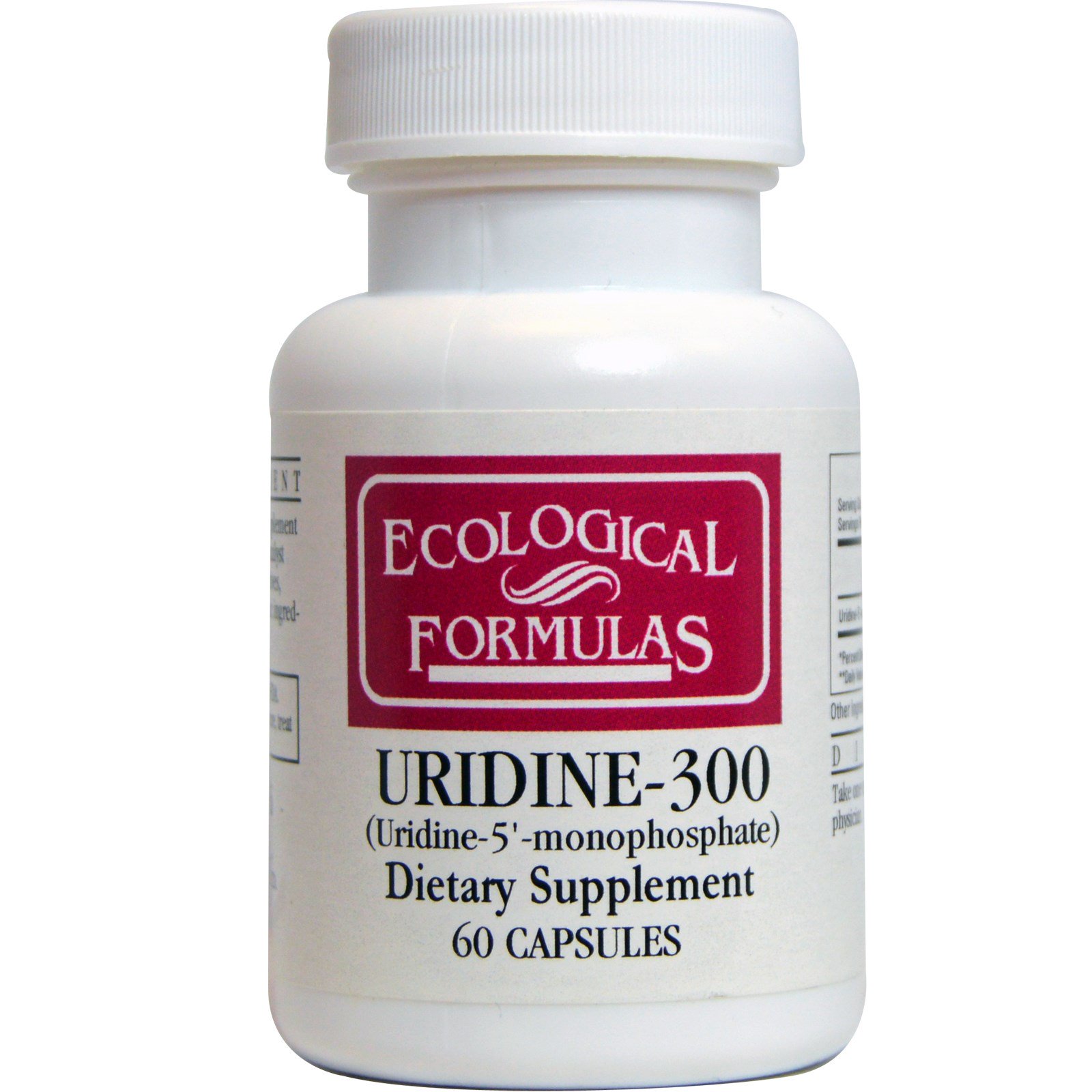 ecological formulas, uridine-300, 60 capsules