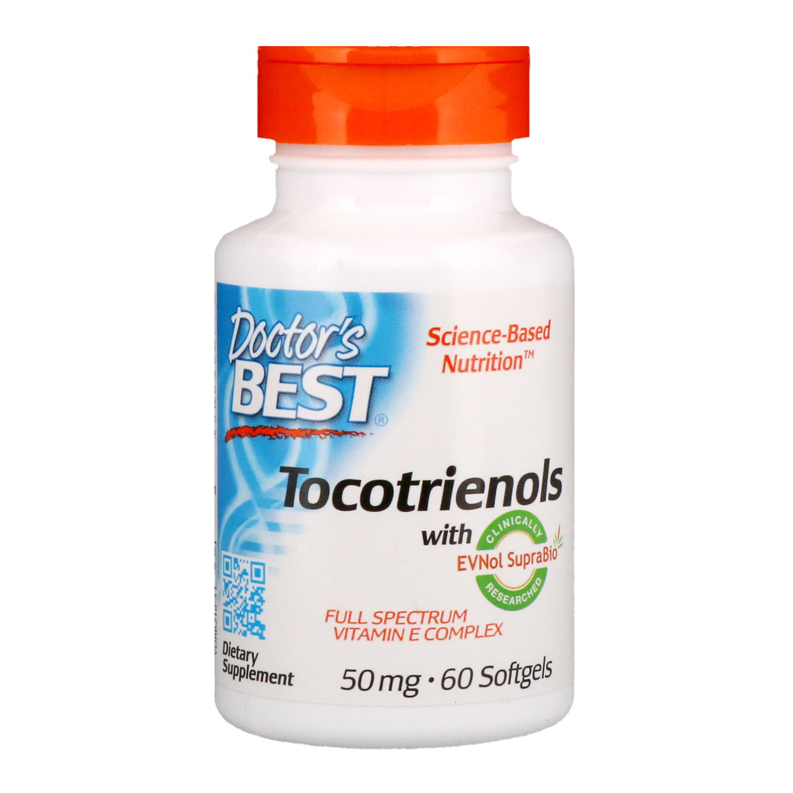 doctors best, tocotrienols with evnol suprabio