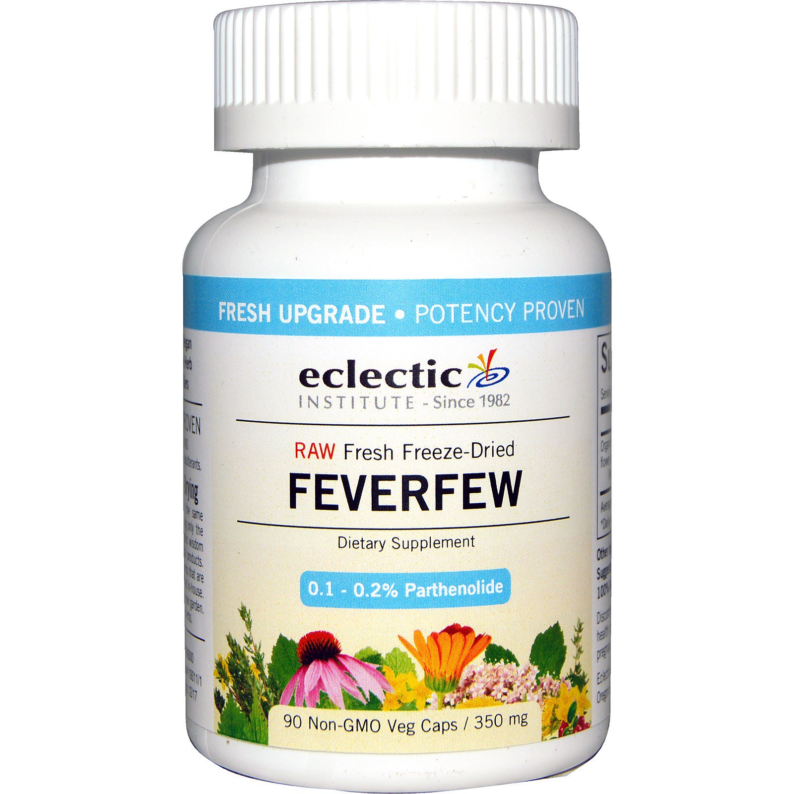 eclectic institute, 小白菊,350mg,90非转基因素食胶囊