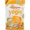 Happy Family Organics, Organic Yogis,冻干酸乳与水果零食,香蕉芒果口味,1盎司(28克)