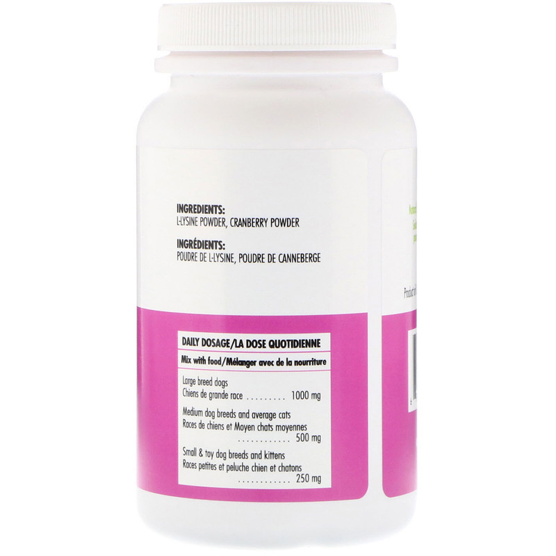 Holistic Blend, My Healthy Pet, Llysine & Cranberry, For Dogs & Cats