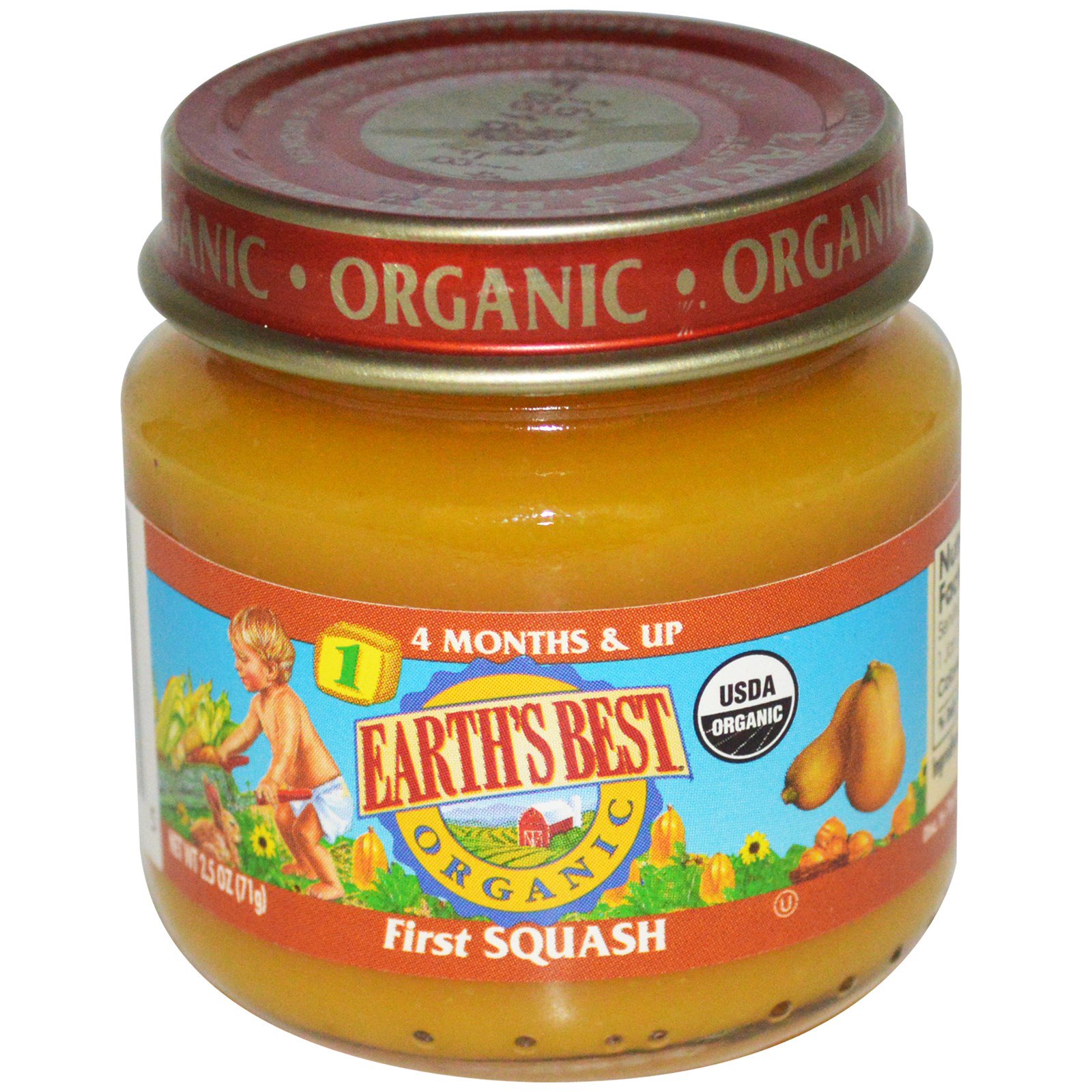 organic baby food 4 months