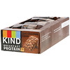 KIND Bars, 早餐蛋白质,黑巧克力可可口味,每袋2条装,8袋,每袋1.76盎司(50克)