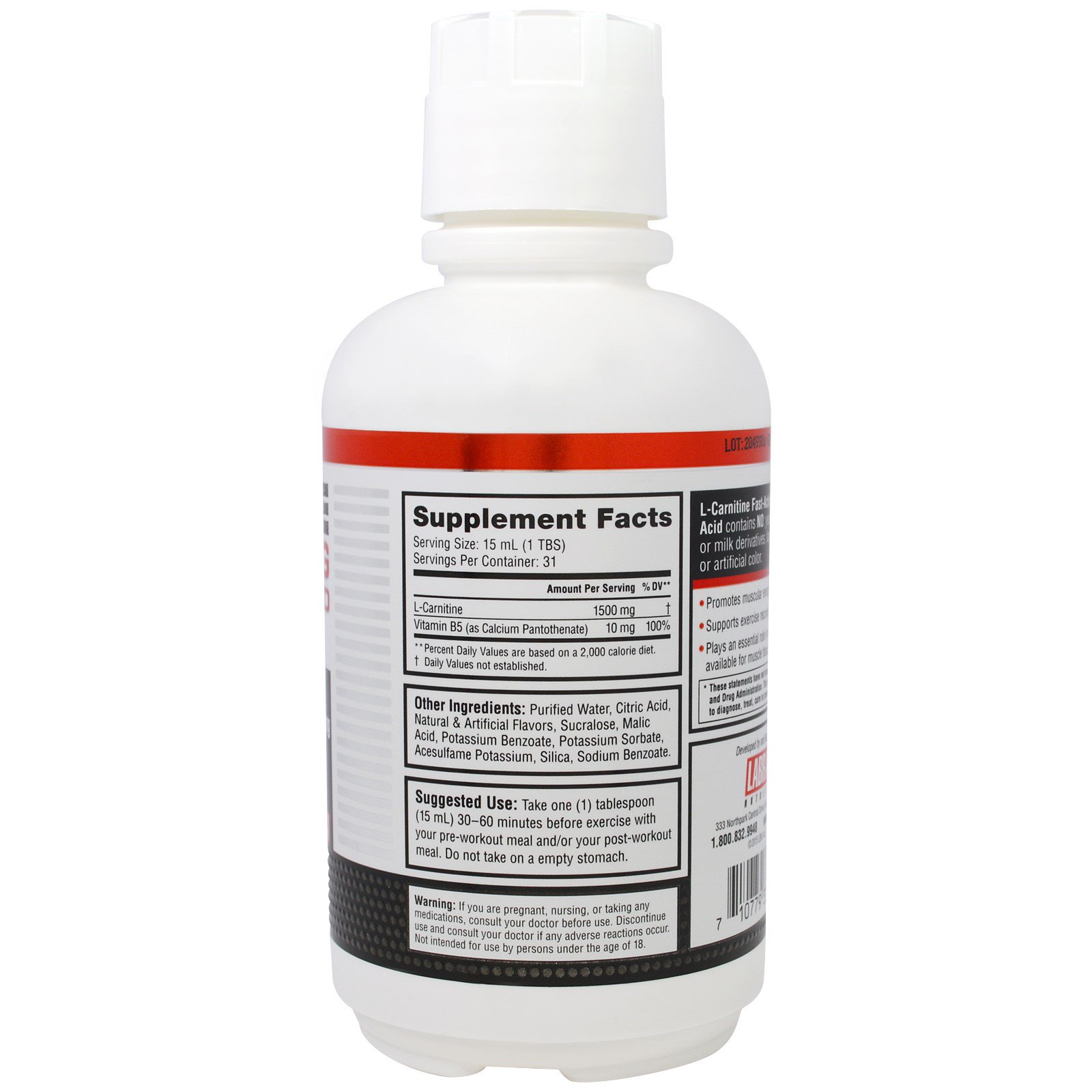 labrada nutrition, l-肉碱快速作用液体氨基酸,热带水果荟萃,16盎司