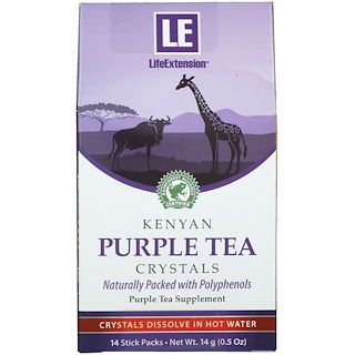 Life Extension, 肯尼亚紫茶结晶，14包