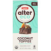 Alter Eco, 有机巧克力棒,黑盐椰子太妃糖,47% 可可,2.82 盎司(80 克)