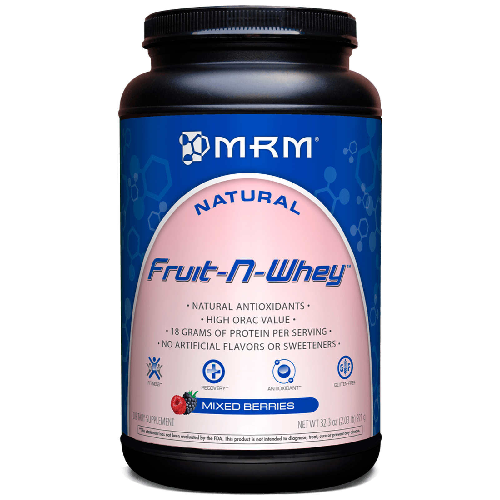 mrm, 天然fruit-n-whey复合莓果味抗氧化剂粉,2.