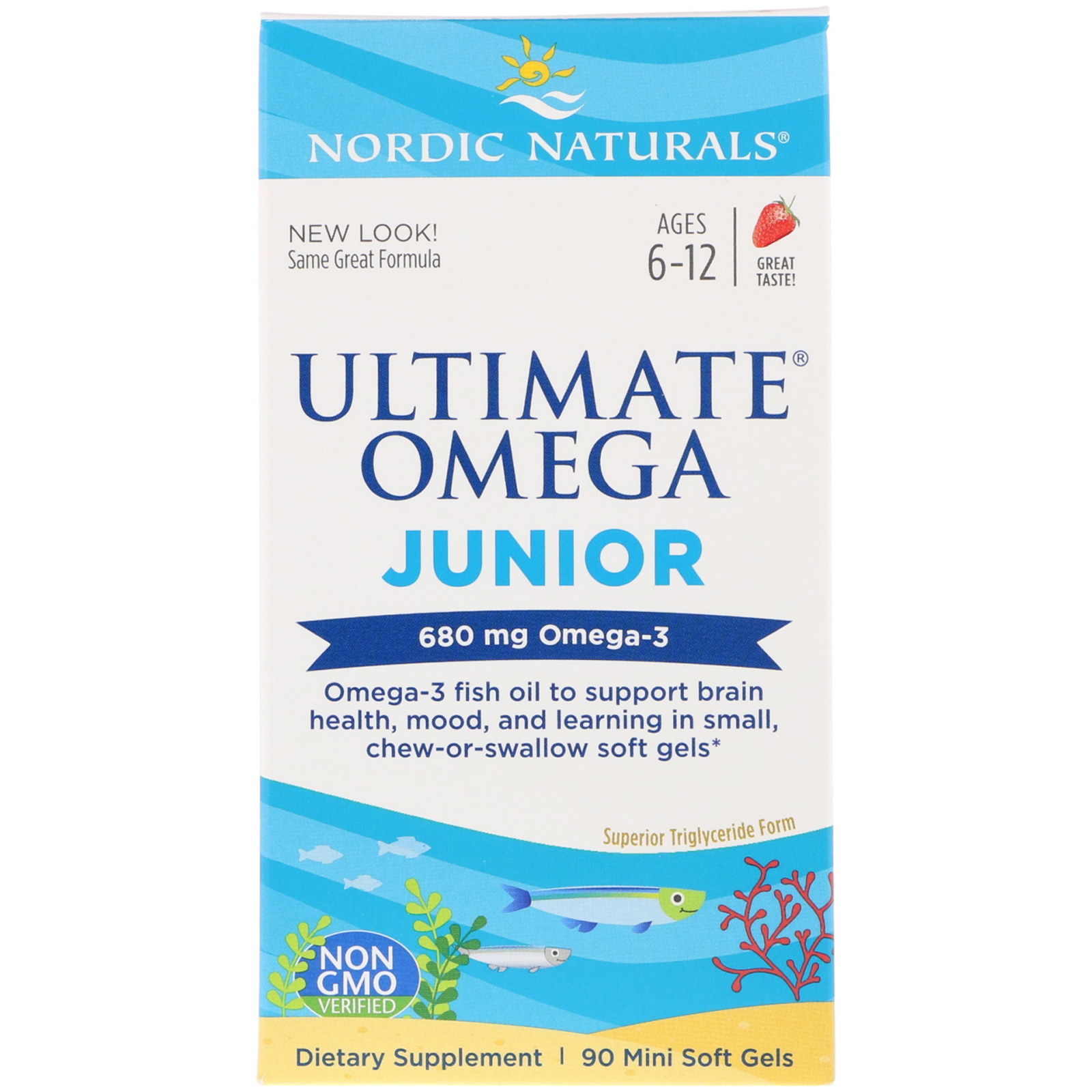 Nordic Naturals, Ultimate Omega Junior, Ages 6-12 ...