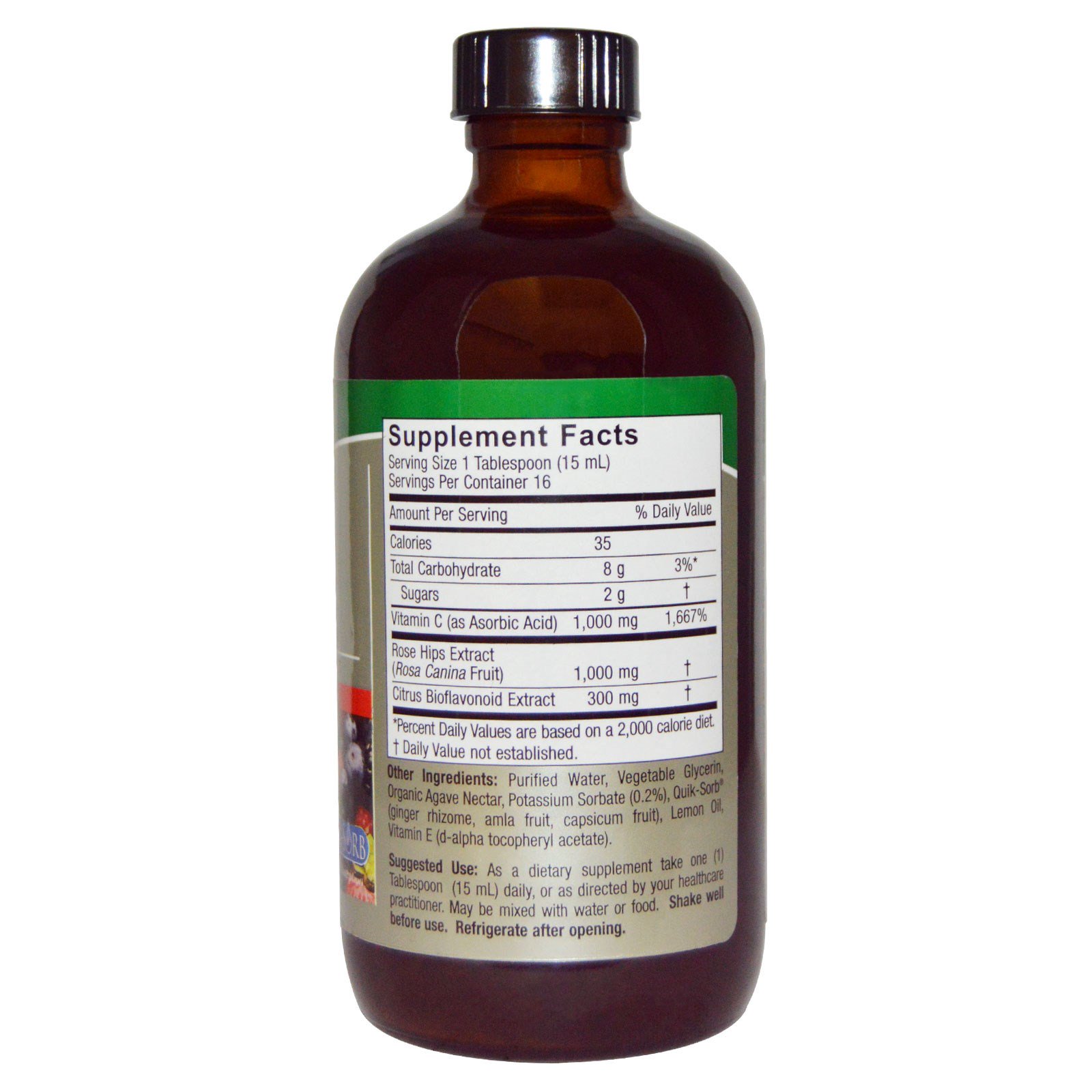 natures answer, 天然香味液体维生素c, 8液盎司(240毫升) - iherb