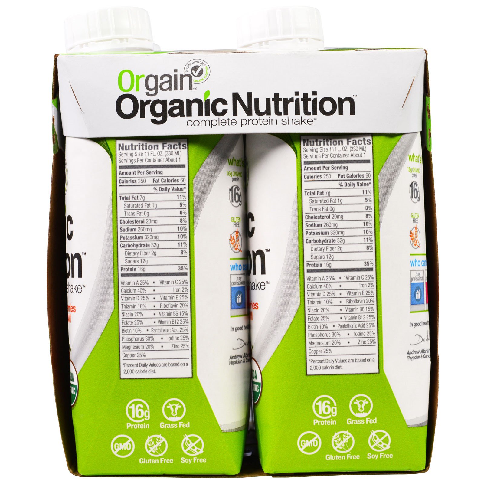 nutrition, all in one nutritional shake, strawberries & cream, 4