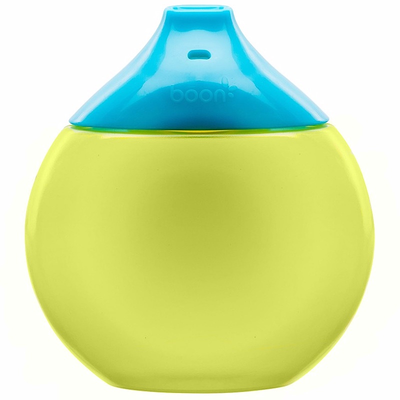 boon, 液体吸吮杯,9个月以上,蓝/绿,1个吸杯