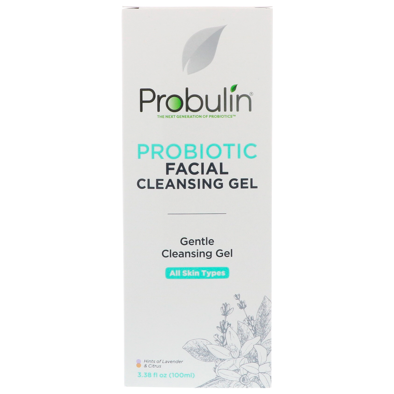 probulin, 益生菌洁面凝胶,3.38 fl oz (100 ml)