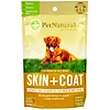 Pet Naturals of Vermont, 美毛咀嚼片，适合犬，30片，2.12 oz (60g)