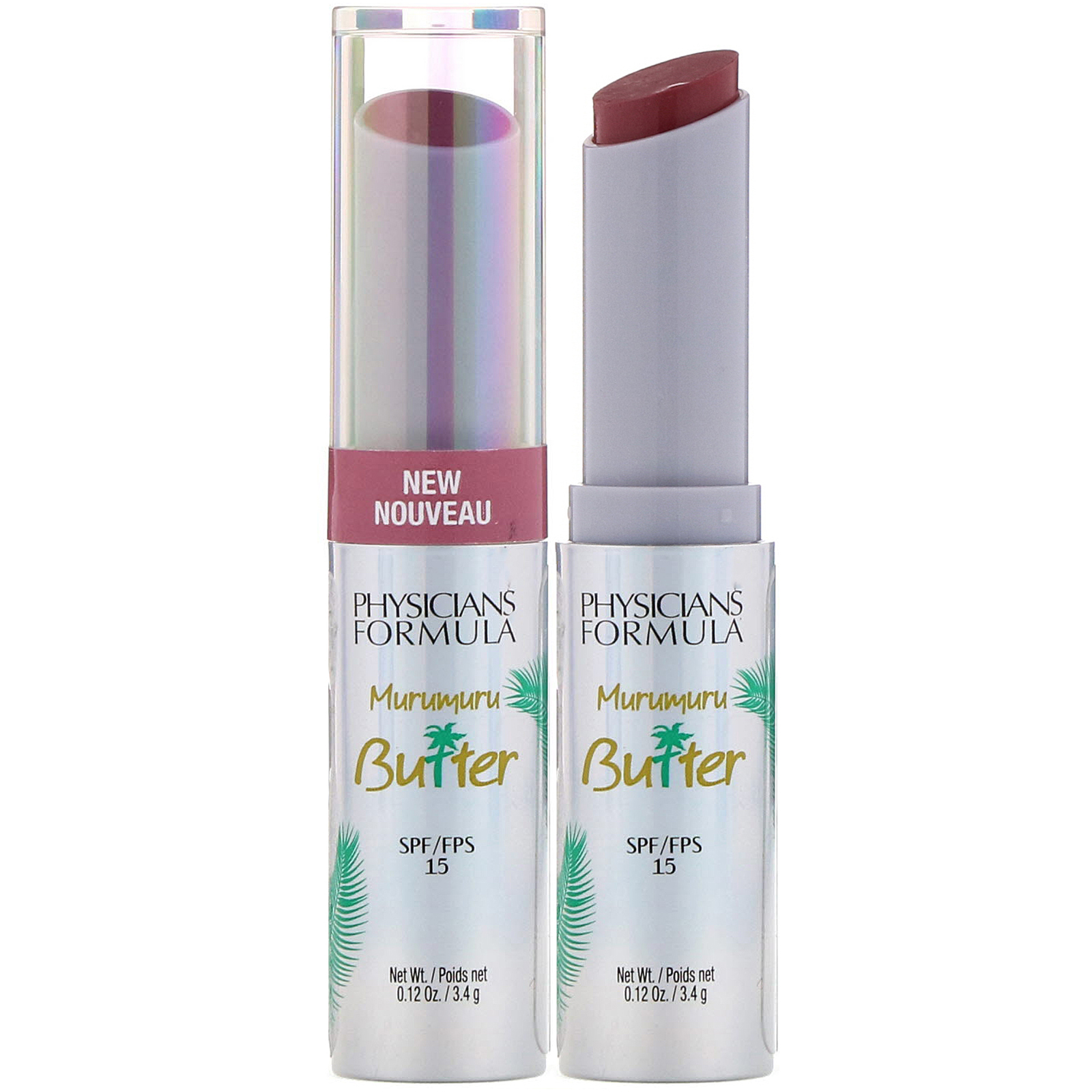Physicians Formula, Murumuru Butter Lip Cream, SPF 15, Mauvin' to
