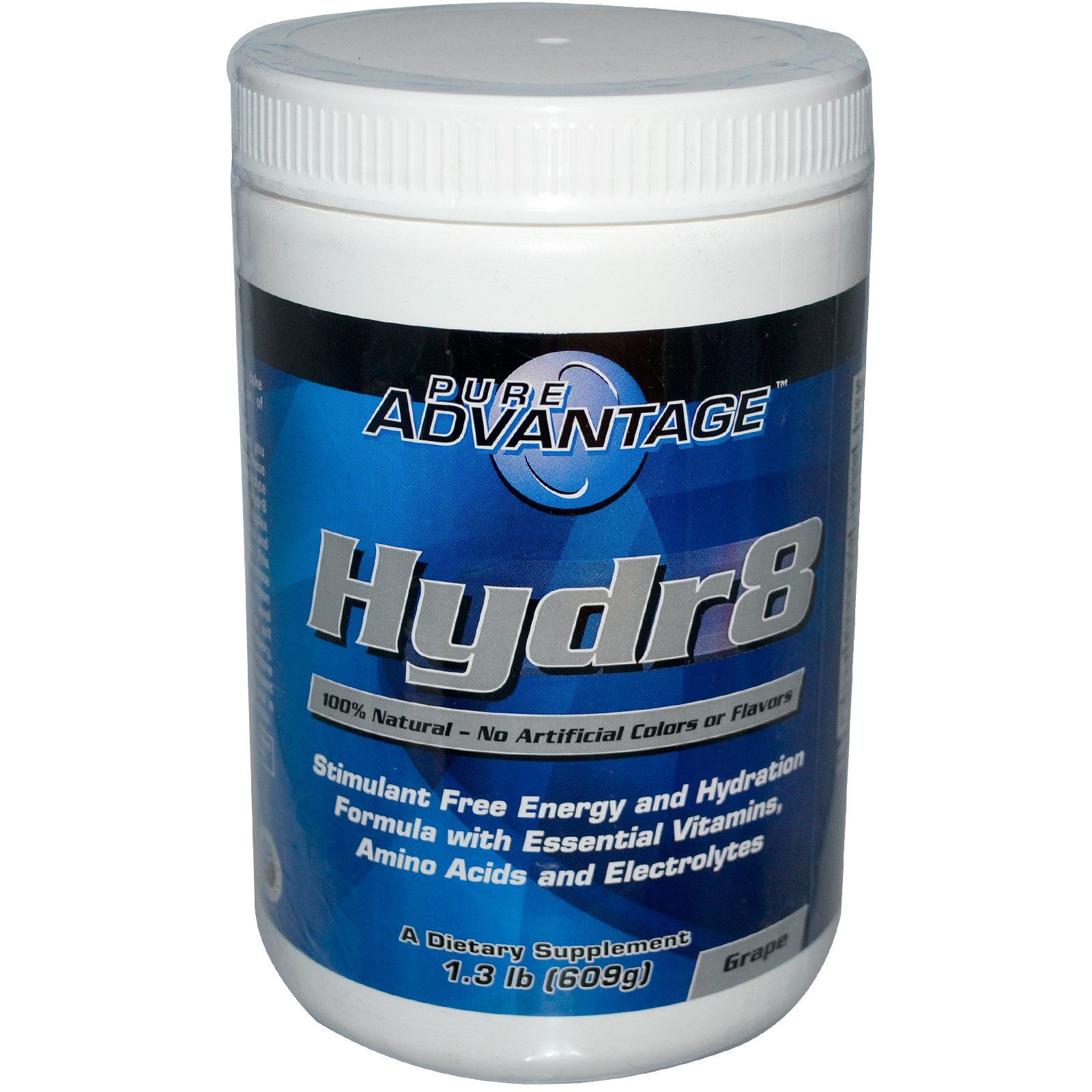 pure advantage hydr8 stimulant free energy and