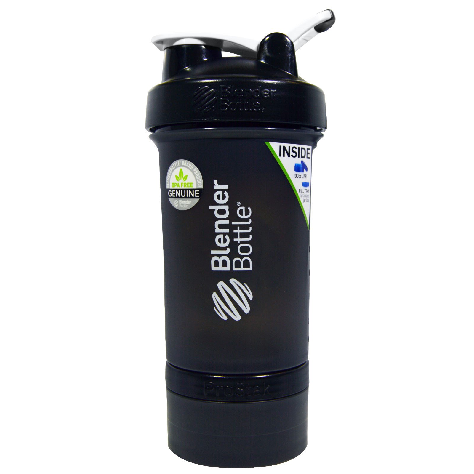 Blender Bottle, BlenderBottle ProStak, Black Full Color, 22 oz iHerb