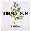 Simply Gum, 口香糖,天然茴香甘草,15片