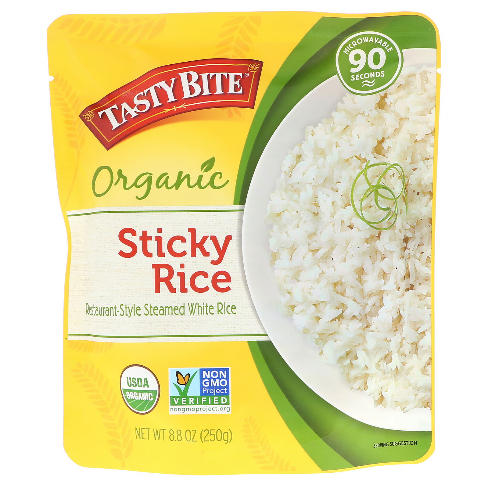 tasty bite, organic, sticky rice, 8.8 oz (250 g)