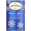 Twinings, 草本茶,冬季香料,不含咖啡萃取,20 个茶包,1.41 盎司(40 克)