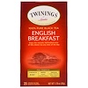 Twinings, 英式早餐茶,25 包个人茶包,1.76 盎司(50克)