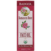 Badger Company, Organic, Face Oil, Damascus Rose, For Dry, Delicate Skin, 1 fl oz (29.5 ml)