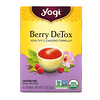 Yogi Tea, Berry DeTox 浆果清体茶,无咖啡萃取,16 茶包,1.12 盎司(32 克)